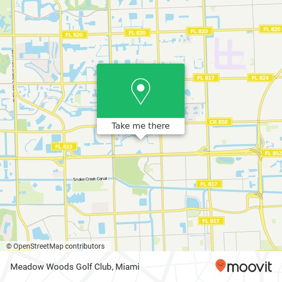 Mapa de Meadow Woods Golf Club