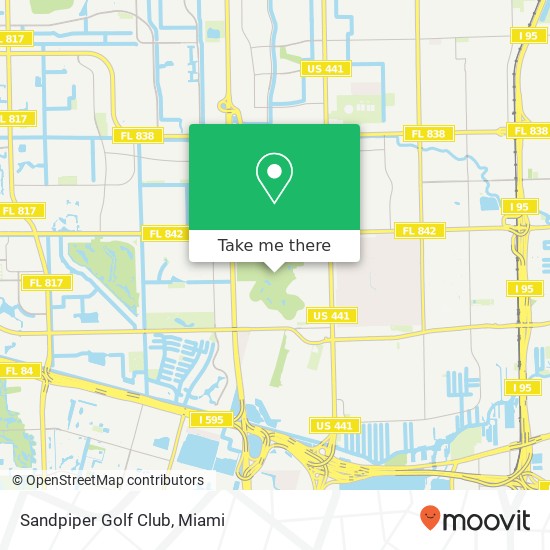 Sandpiper Golf Club map