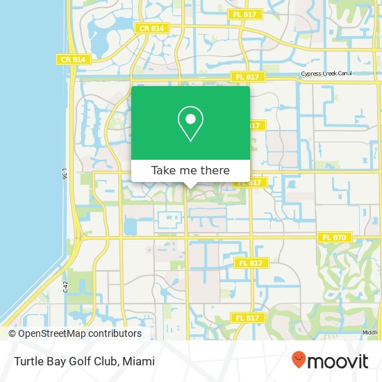 Turtle Bay Golf Club map