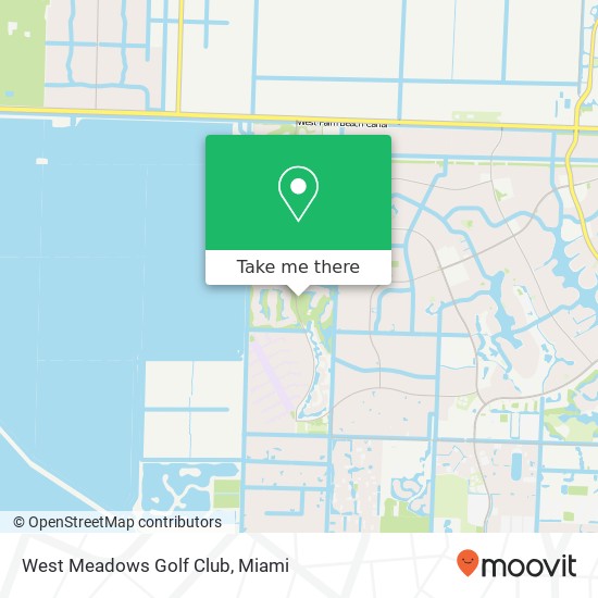 West Meadows Golf Club map