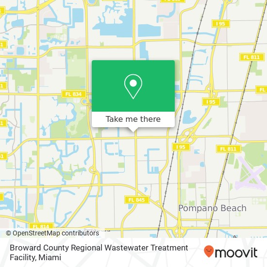 Broward County Regional Wastewater Treatment Facility map