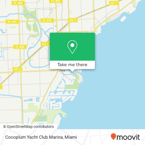 Cocoplum Yacht Club Marina map