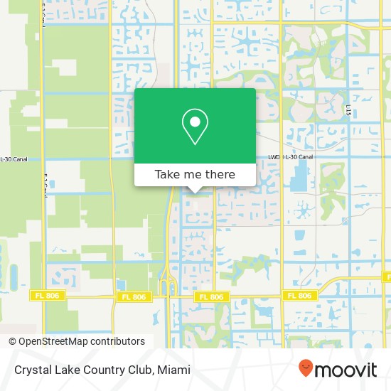 Crystal Lake Country Club map