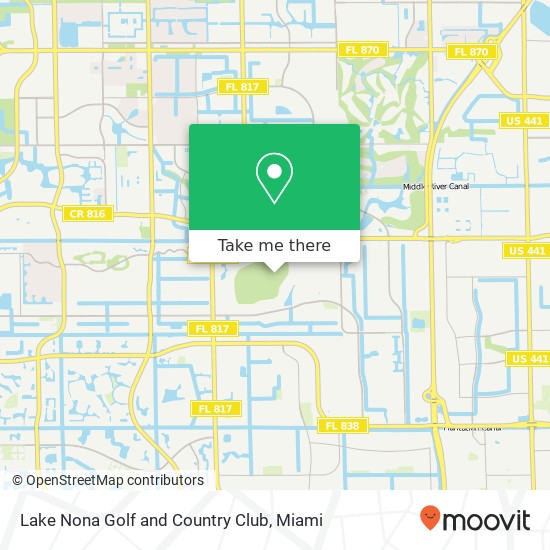 Lake Nona Golf and Country Club map