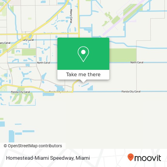 Mapa de Homestead-Miami Speedway