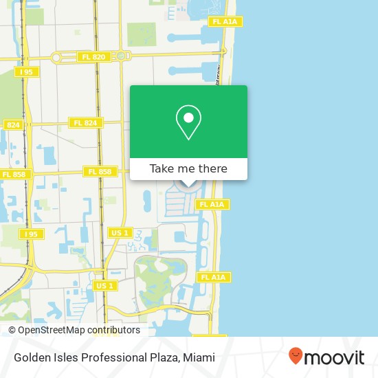 Mapa de Golden Isles Professional Plaza