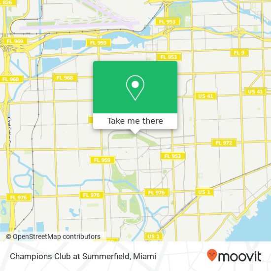 Champions Club at Summerfield map