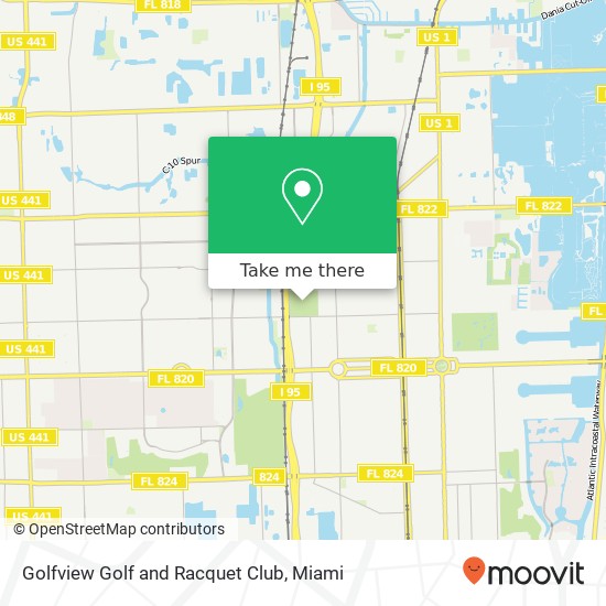 Mapa de Golfview Golf and Racquet Club
