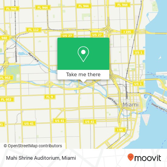 Mapa de Mahi Shrine Auditorium