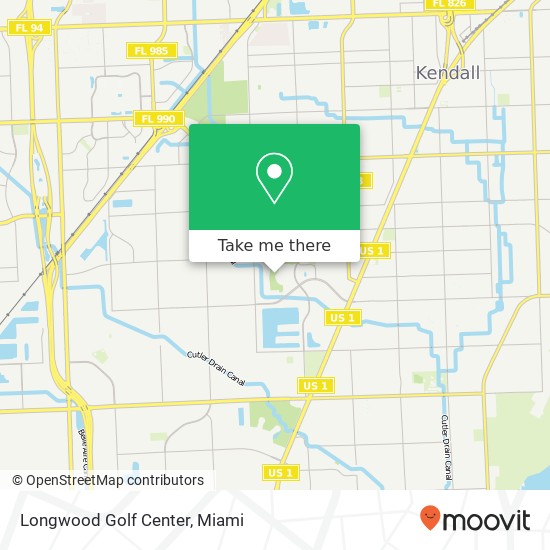 Longwood Golf Center map