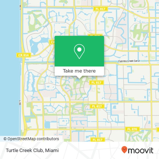 Mapa de Turtle Creek Club