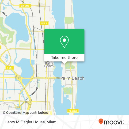 Henry M Flagler House map