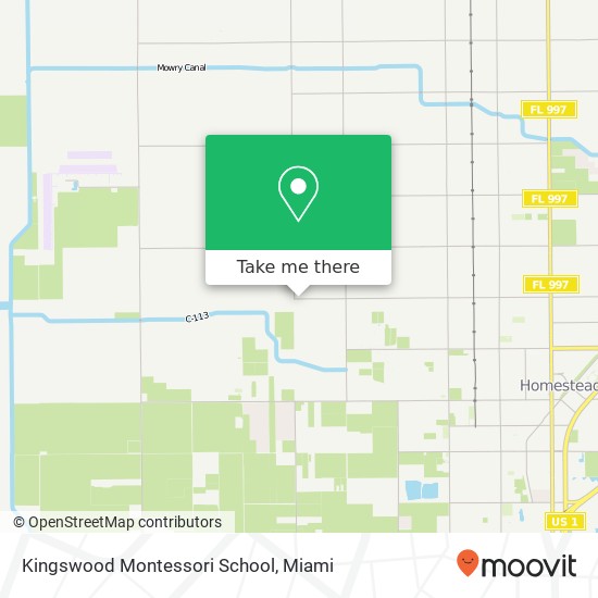 Mapa de Kingswood Montessori School