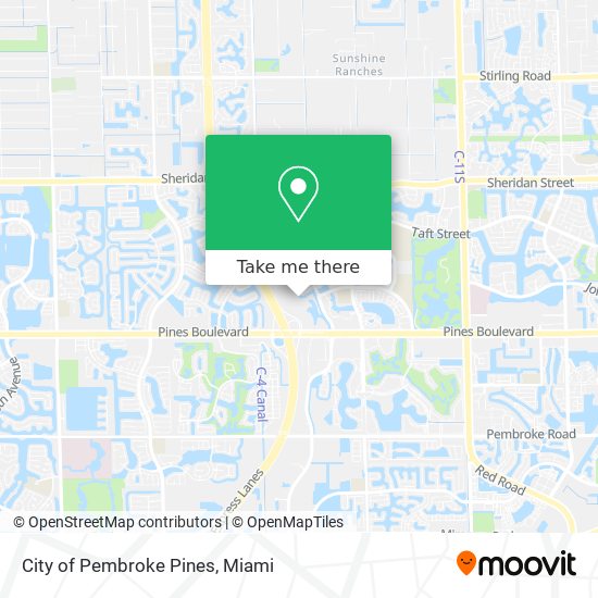 City of Pembroke Pines map