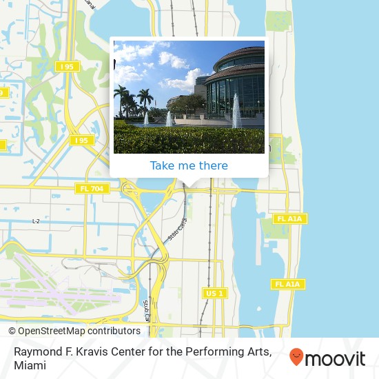 Raymond F. Kravis Center for the Performing Arts map