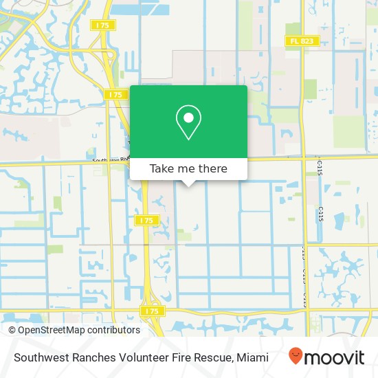 Southwest Ranches Volunteer Fire Rescue map
