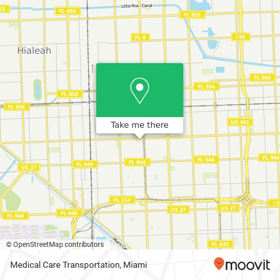 Medical Care Transportation map