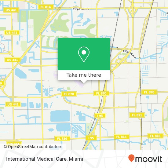 International Medical Care map