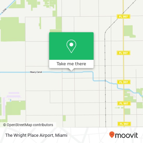 The Wright Place Airport map