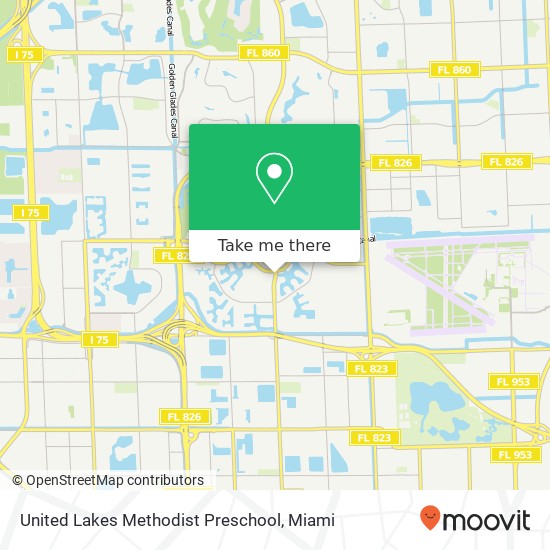 Mapa de United Lakes Methodist Preschool