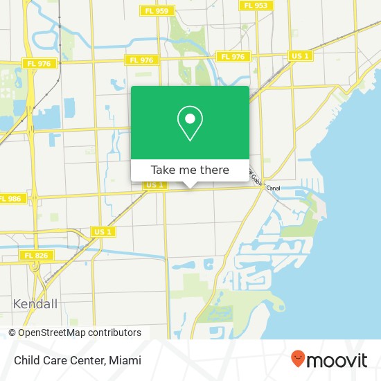 Child Care Center map