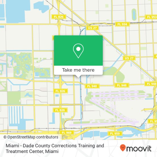 Miami - Dade County Corrections Training and Treatment Center map