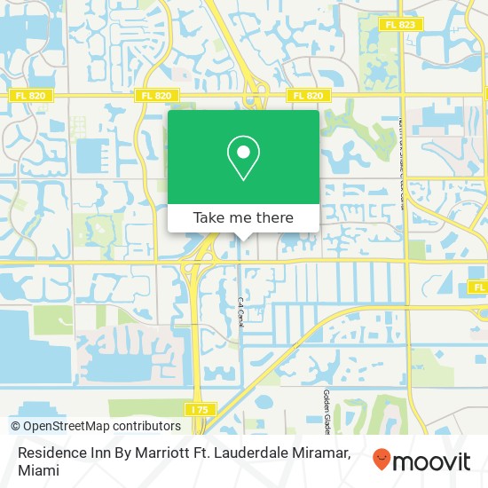 Mapa de Residence Inn By Marriott Ft. Lauderdale Miramar