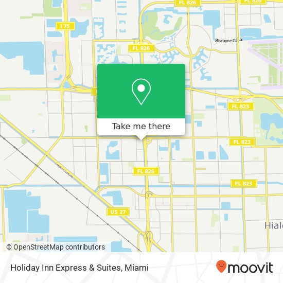 Mapa de Holiday Inn Express & Suites