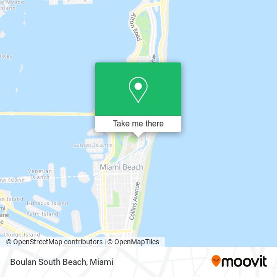 Mapa de Boulan South Beach