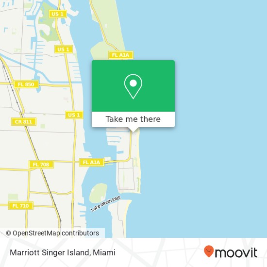 Mapa de Marriott Singer Island