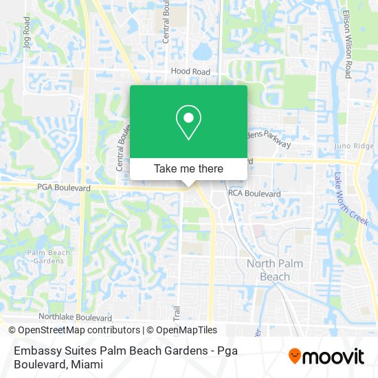 Mapa de Embassy Suites Palm Beach Gardens - Pga Boulevard