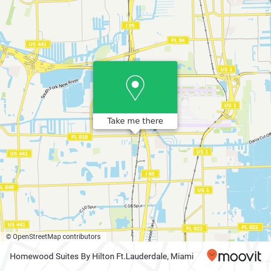 Homewood Suites By Hilton Ft.Lauderdale map