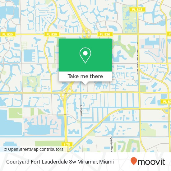 Mapa de Courtyard Fort Lauderdale Sw Miramar