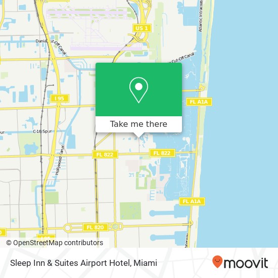 Sleep Inn & Suites Airport Hotel map