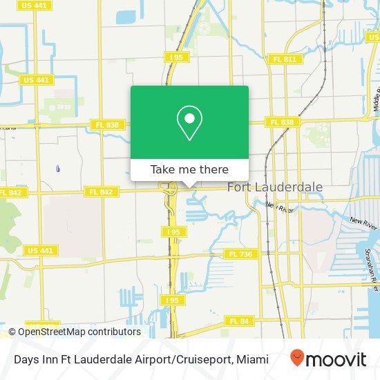 Days Inn Ft Lauderdale Airport / Cruiseport map