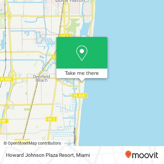 Howard Johnson Plaza Resort map