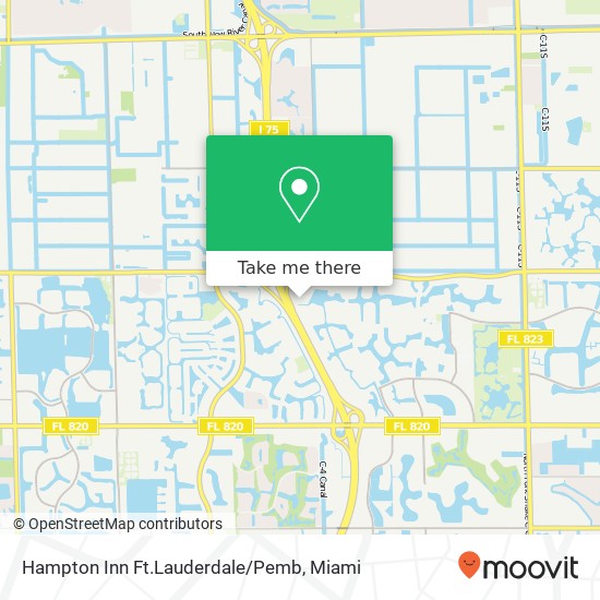 Hampton Inn Ft.Lauderdale/Pemb map