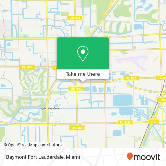 Mapa de Baymont Fort Lauderdale