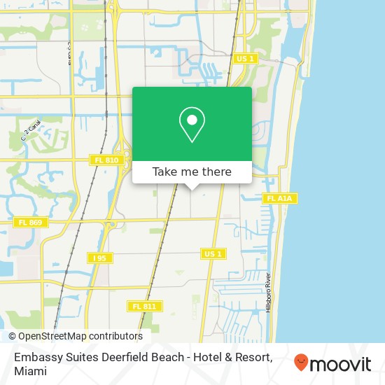 Embassy Suites Deerfield Beach - Hotel & Resort map