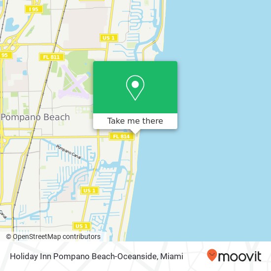 Holiday Inn Pompano Beach-Oceanside map