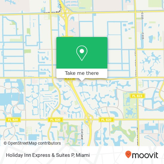 Mapa de Holiday Inn Express & Suites P