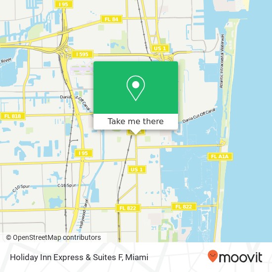 Mapa de Holiday Inn Express & Suites F