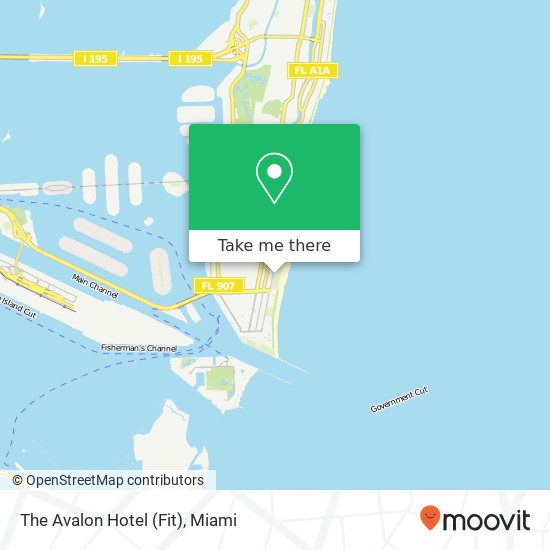 The Avalon Hotel (Fit) map
