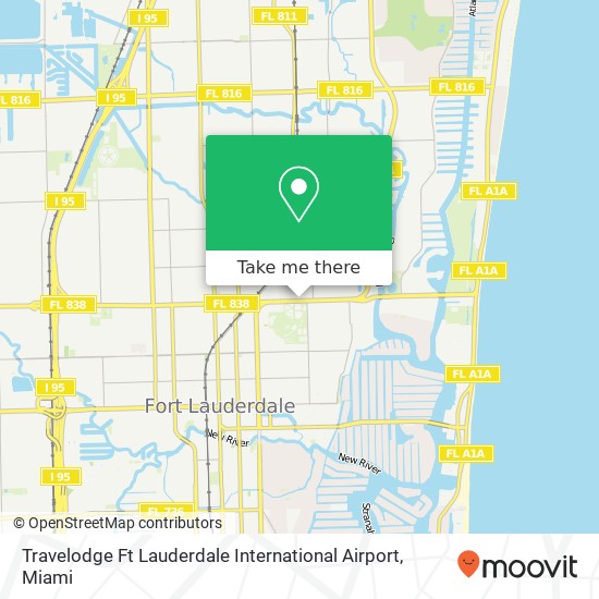 Travelodge Ft Lauderdale International Airport map