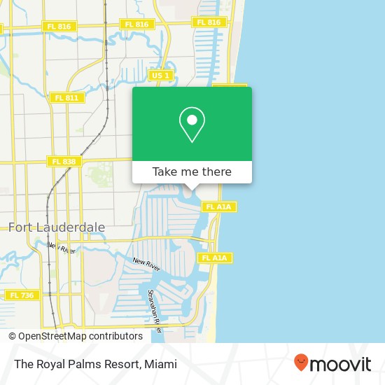 The Royal Palms Resort map