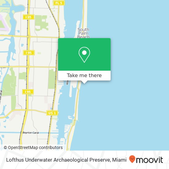Mapa de Lofthus Underwater Archaeological Preserve