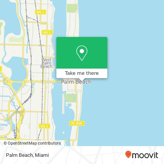 Mapa de Palm Beach