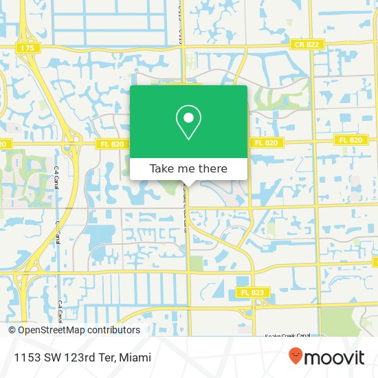 1153 SW 123rd Ter map