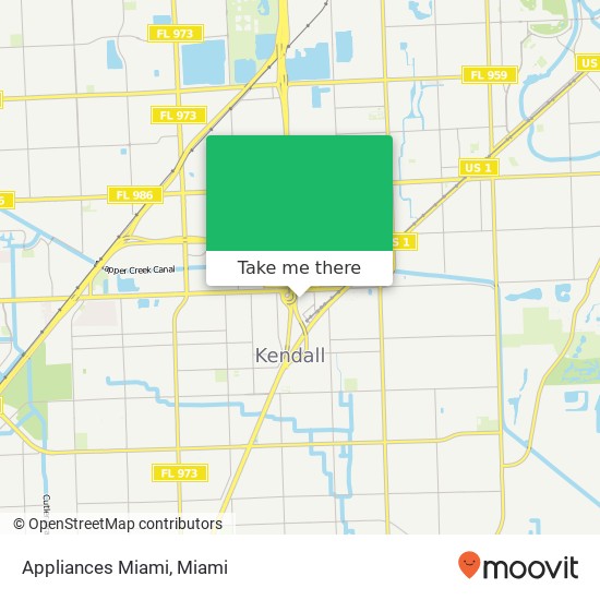 Appliances Miami map