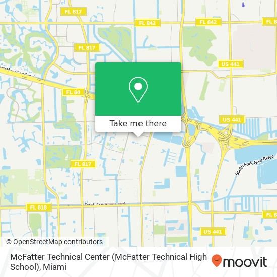 McFatter Technical Center (McFatter Technical High School) map